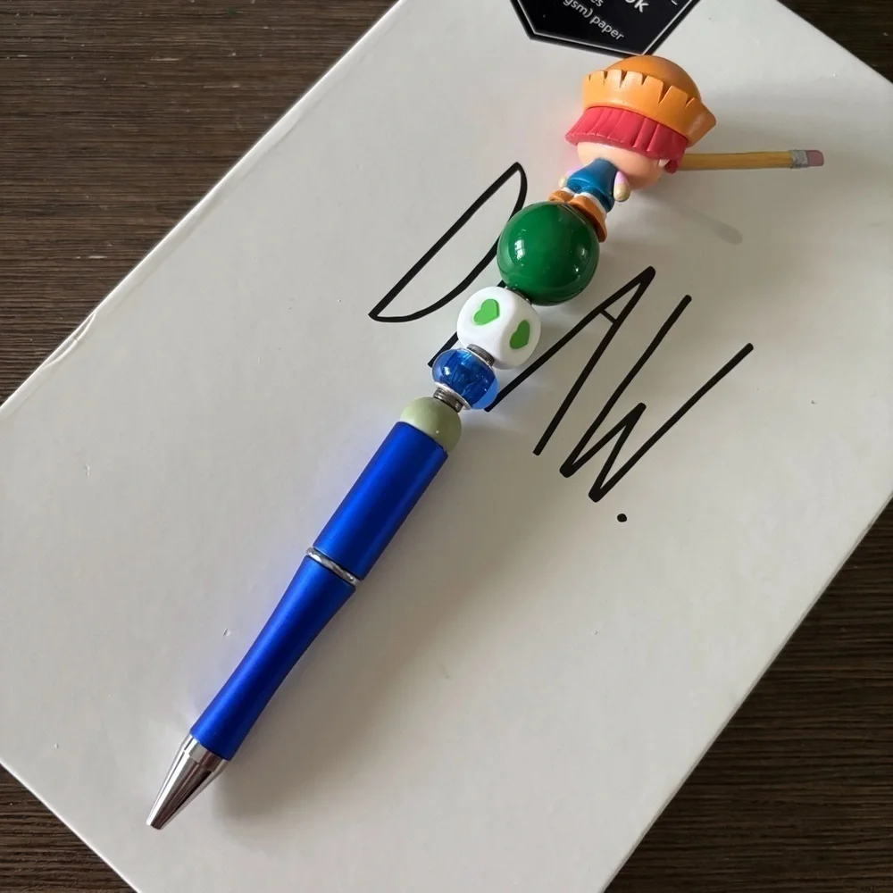 Strawberry Shortcake: Huckleberry Pie handmade beaded pen